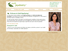 Tablet Screenshot of nathpsychiatry.com